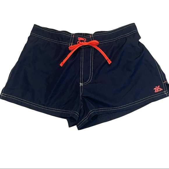 ZEROXPOSUR Blue Brief Lined Swim Shorts Size 10 - Picture 1 of 9